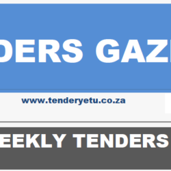 NOVEMBER 22 2024 TENDERS GAZETTE VOL.102